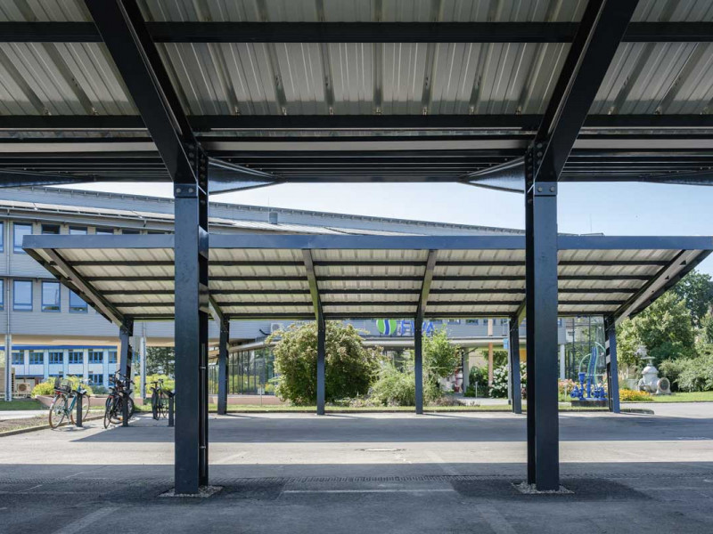 CARTHEIA Solarcarport Modell Double Single