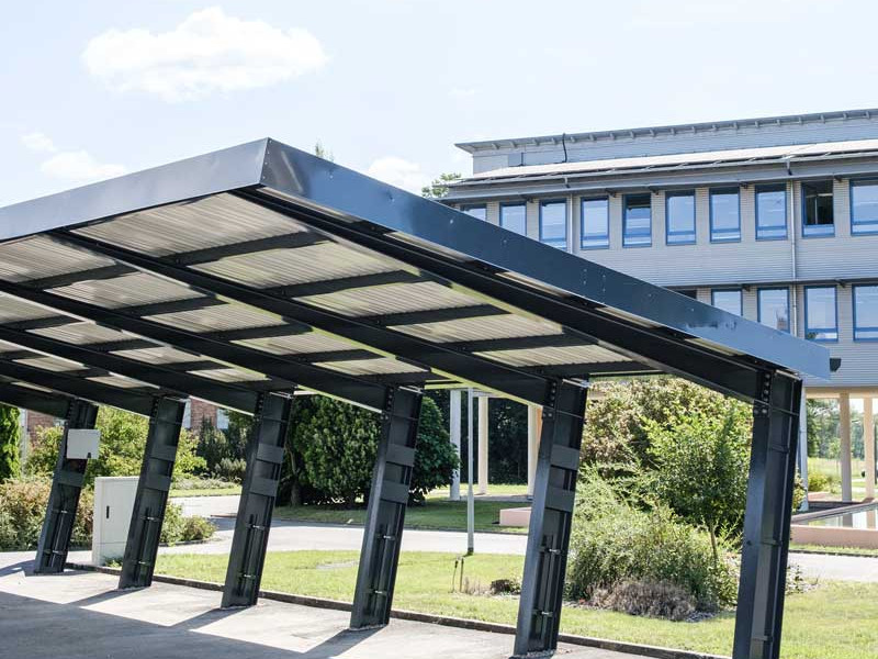 CARTHEIA Solarcarport Modell Single 2